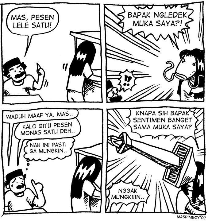 KOMIK NGAKAK!! GA NGAKAK ANE KIMPOIN PEVITA PEARCE Part II