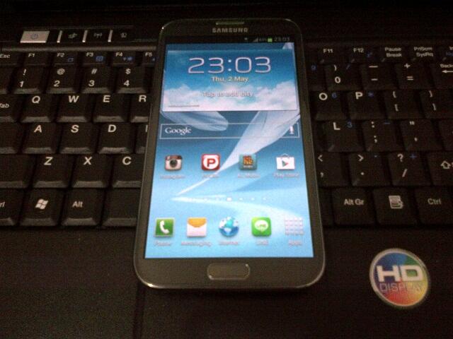Samsung Galaxy Note II / 2 N7100 baru 2 minggu
