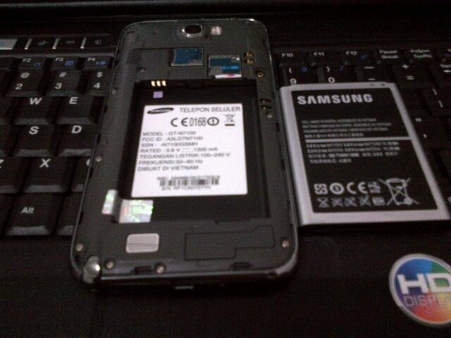 Samsung Galaxy Note II / 2 N7100 baru 2 minggu