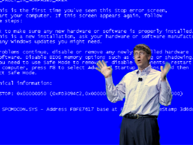 &#91;Tahukah Anda?&#93;The Blue Screen of Death (BSOD): Permainan Impian Bill Gates