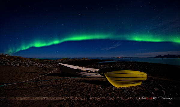 Sharing foto Northern Light dan Landscape artic circle