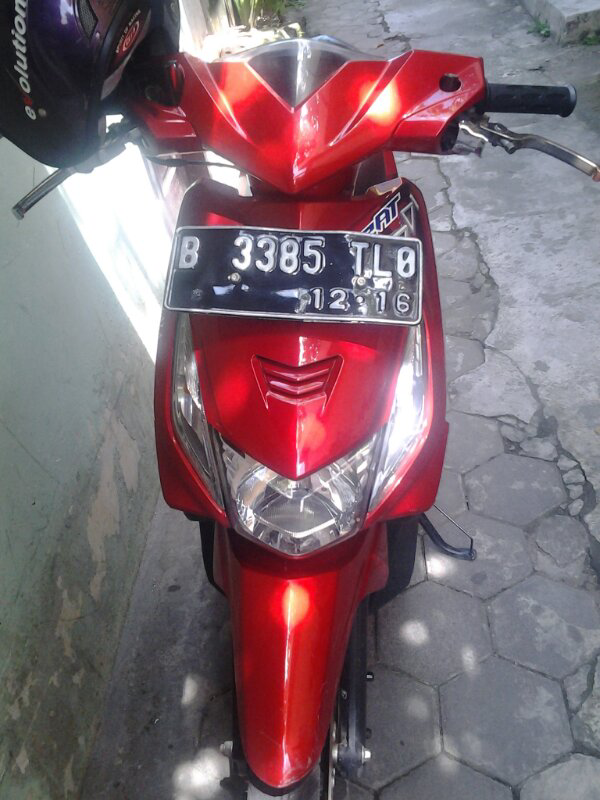 jual cepat honda beat red thn 2011 akhir plat jakarta B