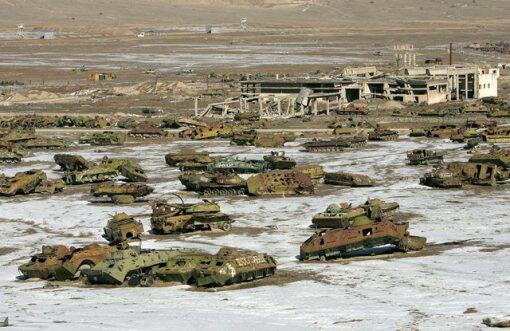 Kuburan Tank di Russia (Uni Sovyet)