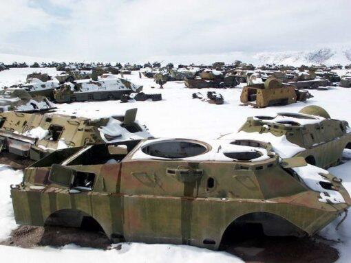 Kuburan Tank di Russia (Uni Sovyet)