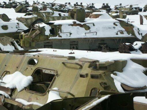 Kuburan Tank di Russia (Uni Sovyet)