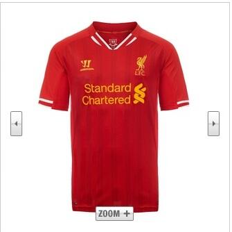 Liverpool resmi merilis seragam baru untuk menghadapi musim 2013-14