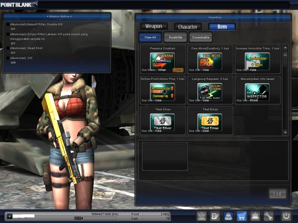 DIJUAL CHAR POINT BLANK + CLAN SPEARHEAD