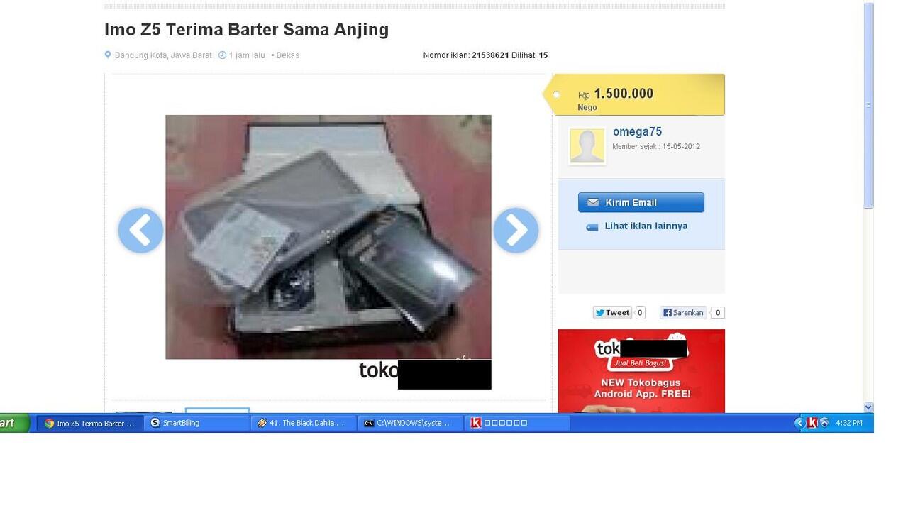 MASUK DI JAMIN NO REPOST ORANG SARAP JUAL HAPE