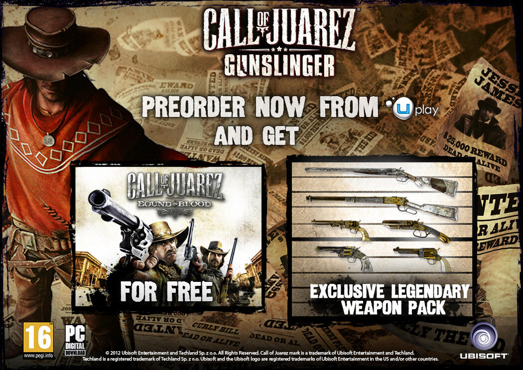 UP COMING = CALL OF JUAREZ : GUNSLINGER