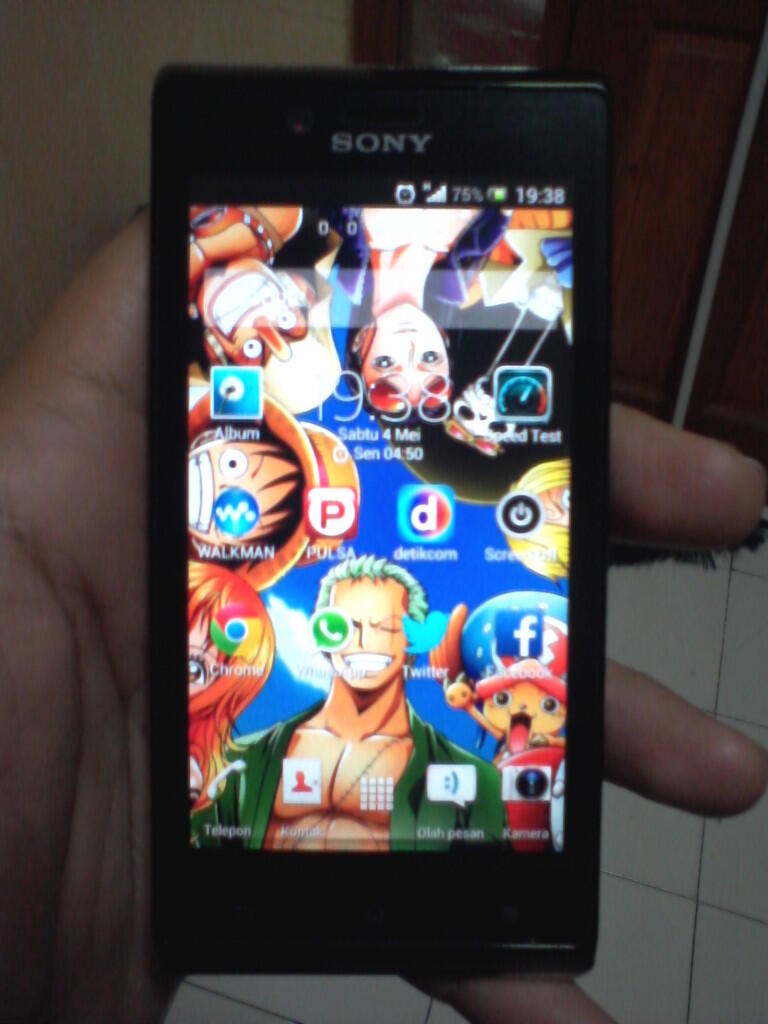 Jual Sony Xperia J FullSet