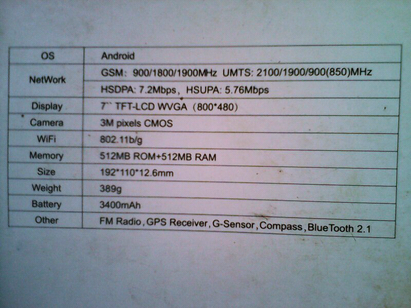 Zte Light Tab 7 inch