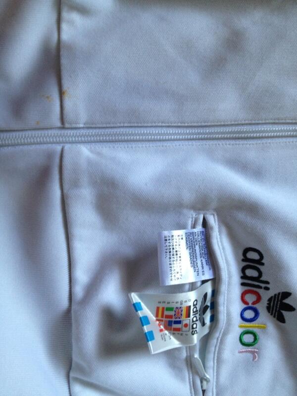 Jacket adidas adicolor white series 100% ori