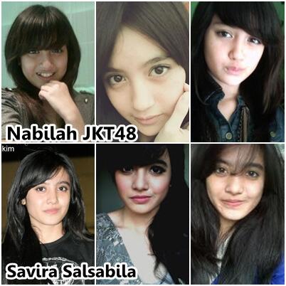 Savira Salsabilla VS NABILAH JKT48!! KW SUPER GAN!!! g mirip ane jadi kabur aja dah