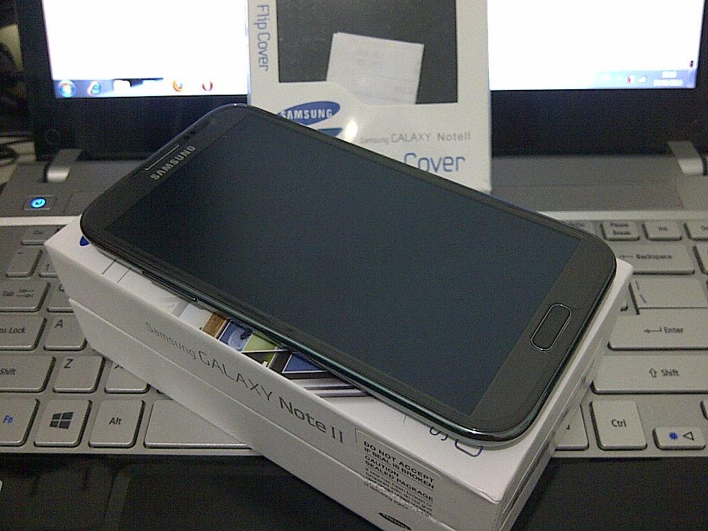 (JUAL) Samsung Galaxy Note II N7100 Titanium Grey GARANSI RESMI - Semarang