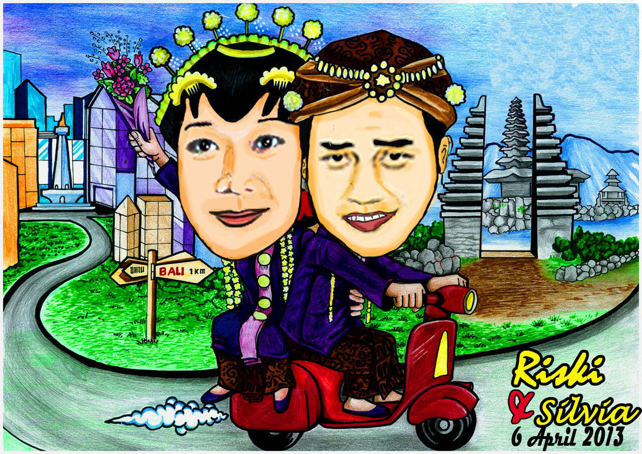 Jasa Pembuatan Karikatur Jakarta Slipu