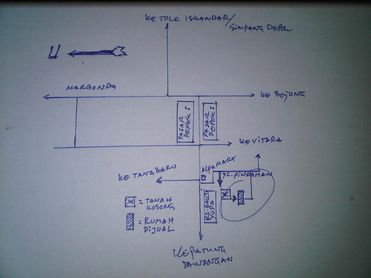 Depok Rumah Dijual BU