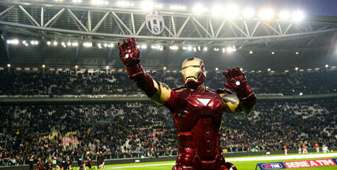 IRON MAN!!! Terlihat di Juventus arena!!!!