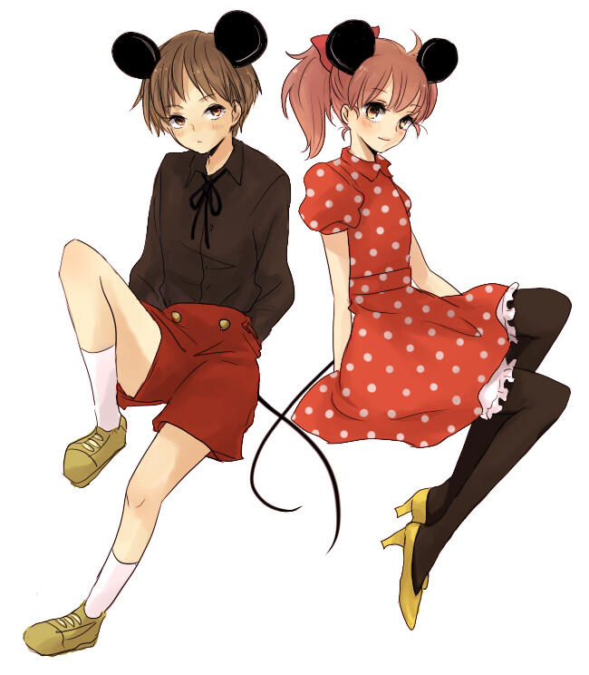 Disney ==&gt; Versi Anime ^^