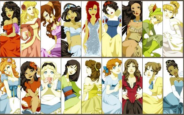 Disney ==&gt; Versi Anime ^^