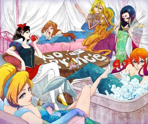 Disney ==&gt; Versi Anime ^^