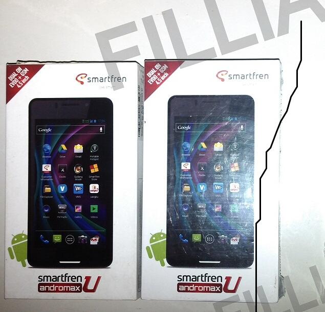 Smartfren : ANDROMAX U JellyBean Black & White, Nomor Cantik