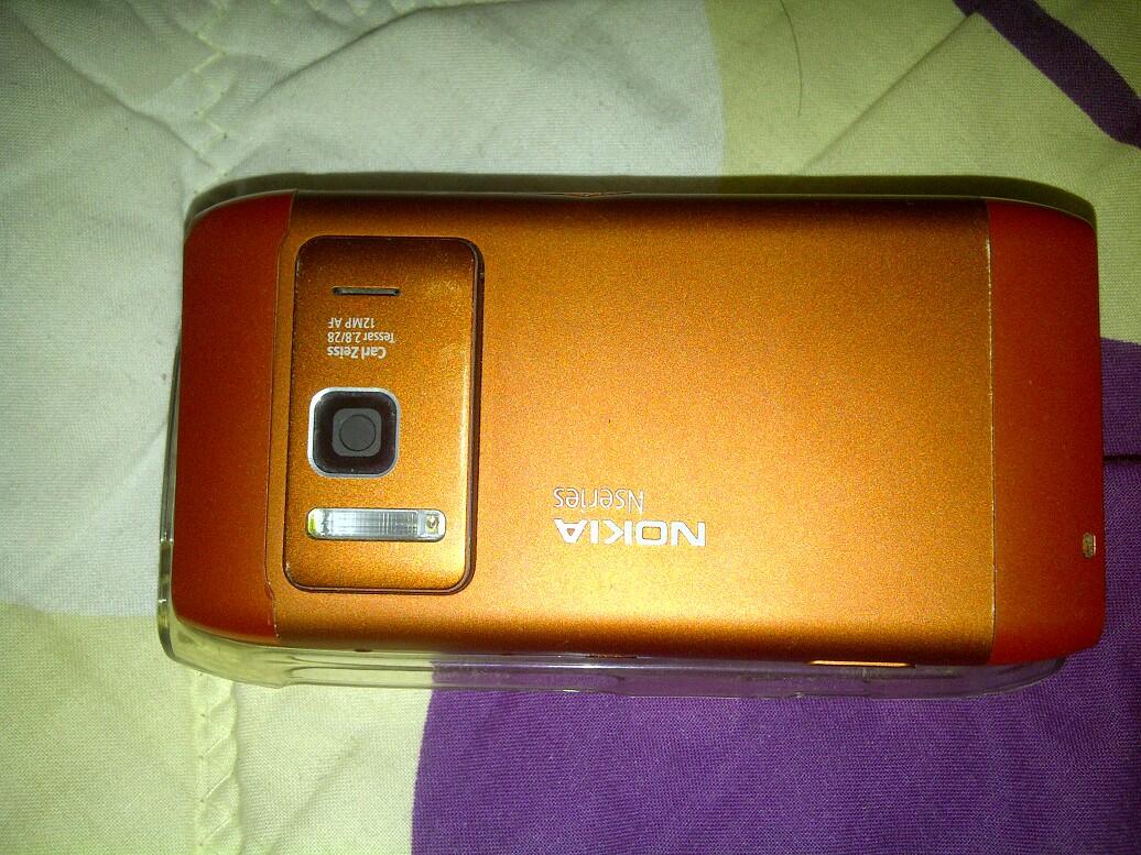 Dijual Nokia N8 Orange 16GB, 12MegaPx 1.1 jt net SURABAYA