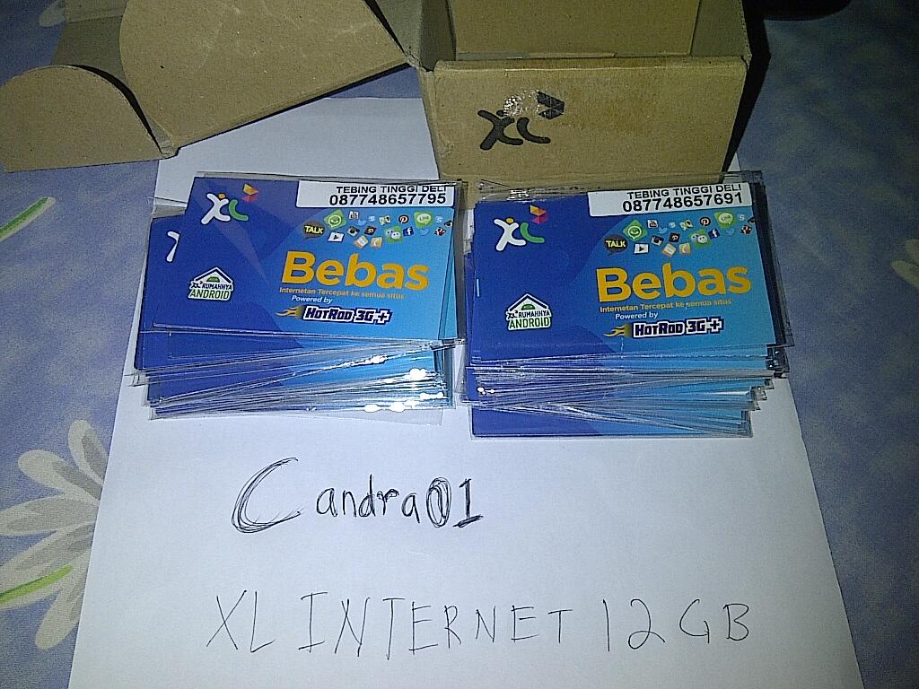 Kartu XL Internetan PUAS Kuota 12GB !! Signal Ngacirr.. Murahh
