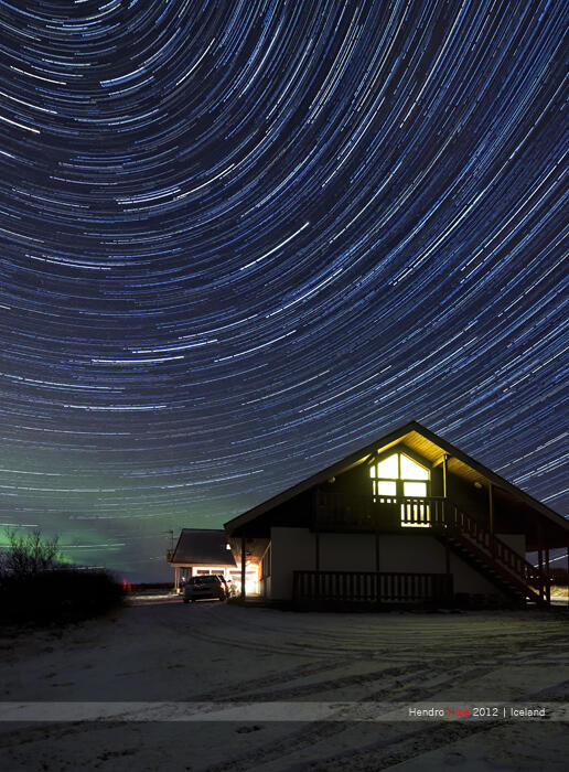 Northern Light dan Landscape artic circle