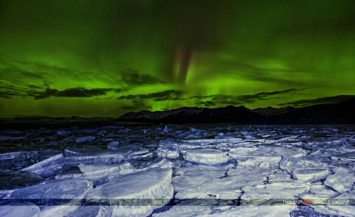 Northern Light dan Landscape artic circle