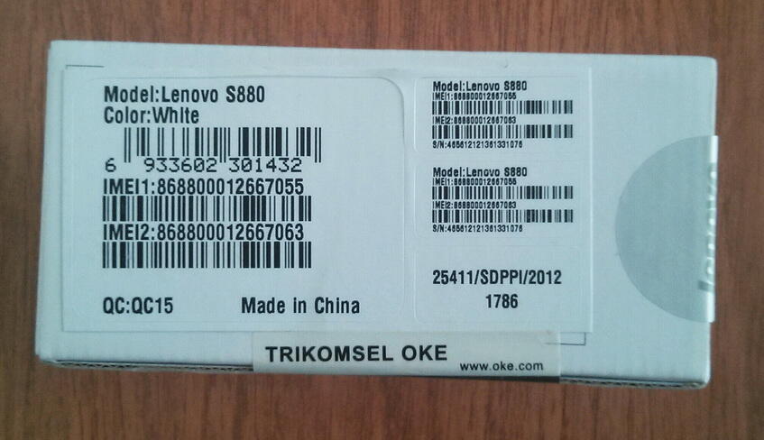 Lenovo ideaphone S880 White BNOB Murah......