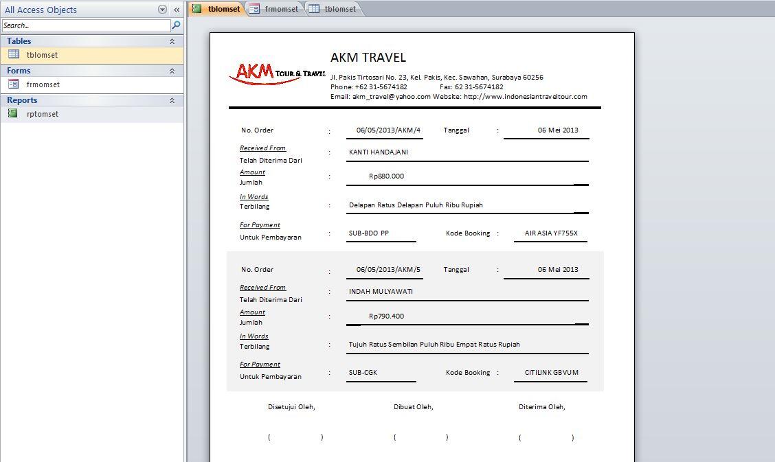[ASK] Report Microsoft Access 2010