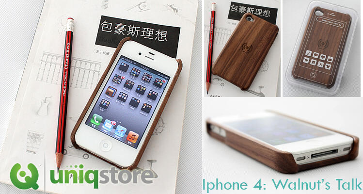 Jual BookBook Case & Walnut Talk Case for Iphone 4S/5 & Samsung S3