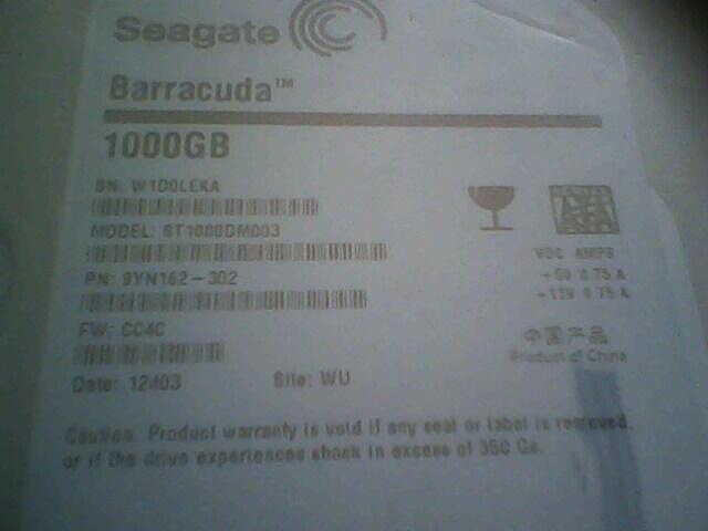 Harddisk Internal PC Seagate Barracuda 1TB