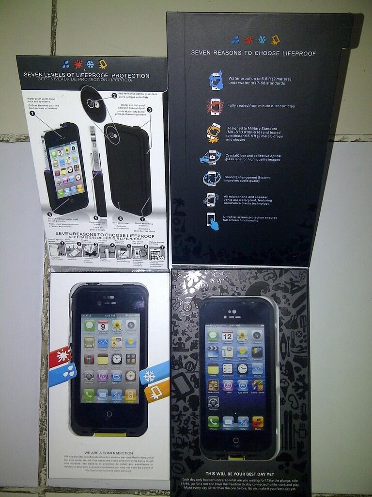 Jual, Life Proof for iPhone 4, iPhone 5, dan Samsung Galaxy S4