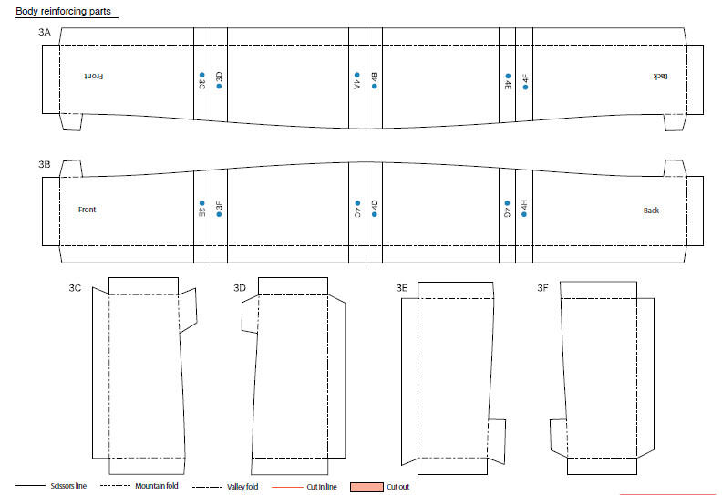 tutorial seni papercraft gitar listrik full gambar