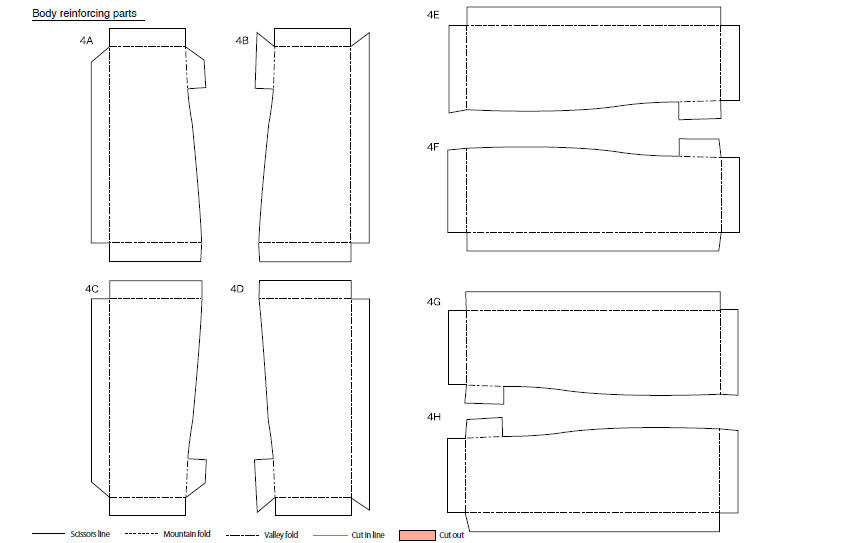 tutorial seni papercraft gitar listrik full gambar