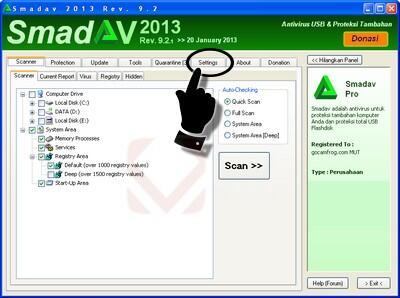 Cara Membuat Smadav Rev. 9.2 Free Menjadi Pro