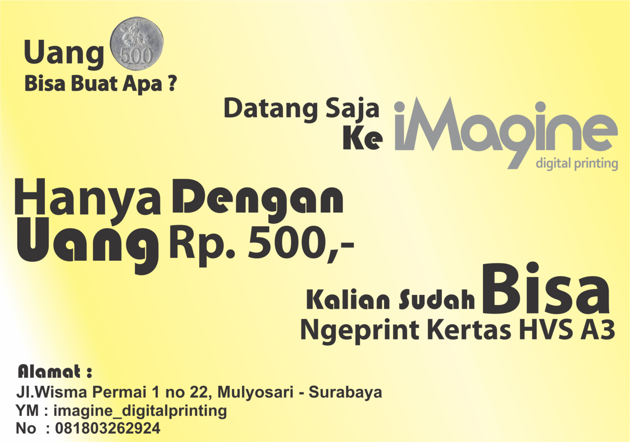 Terjual Jasa Print murah, Pembuatan Kartu Nama, Brosur 