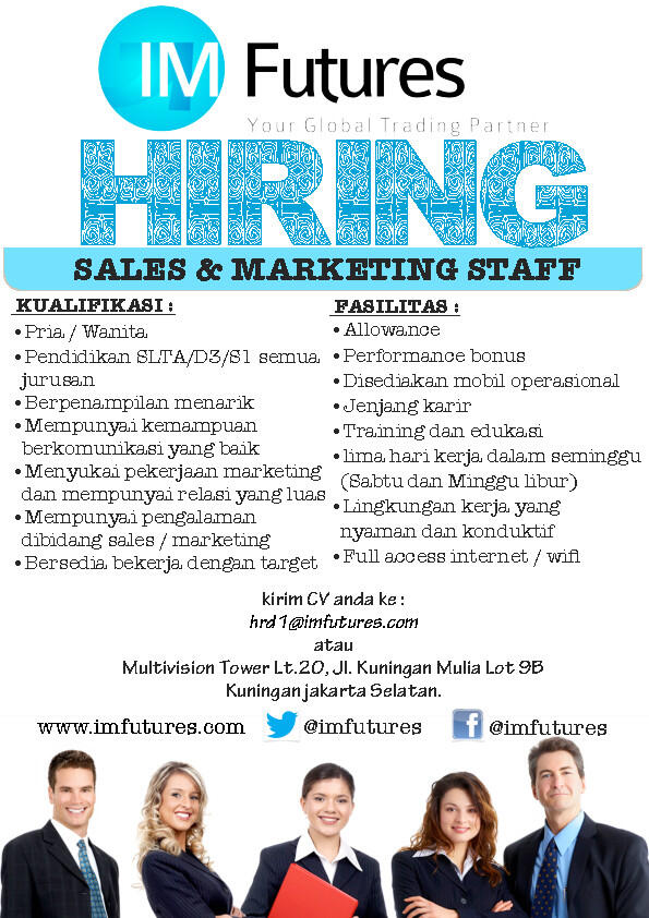 Lowongan kerja Marketing