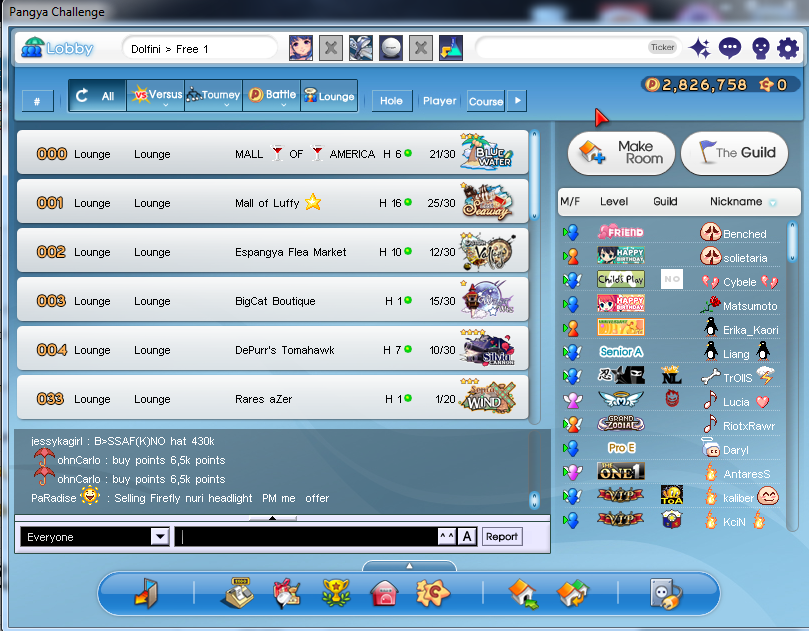 Jual Pang Pangya Server USA
