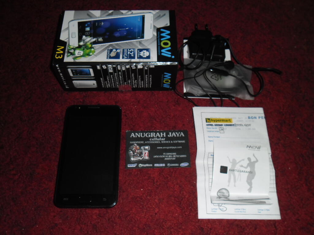Movi M3 Magic Note Second Mulus, Garansi Panjang, Mirip Galaxy Note, 3G, Dual GSM