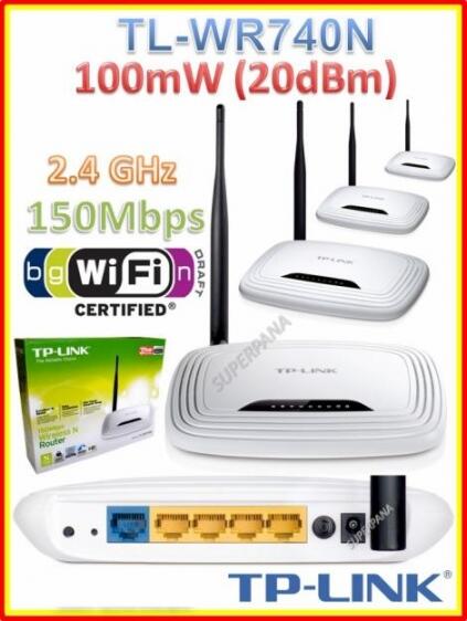 TP Link WR 740N - Bekas - Komplit