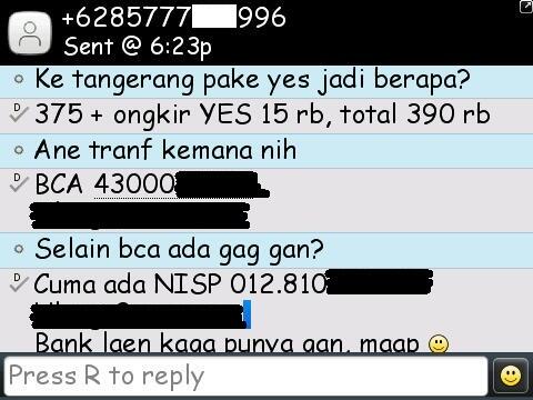 TESTIMONIAL dan bukti aloisius zhang SELLER BERKELAKUAN BAIK