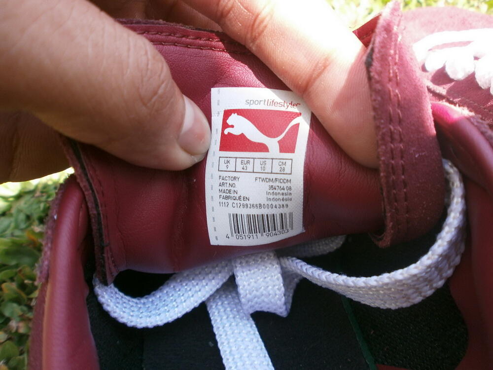 PUMA SUEDE MAROON