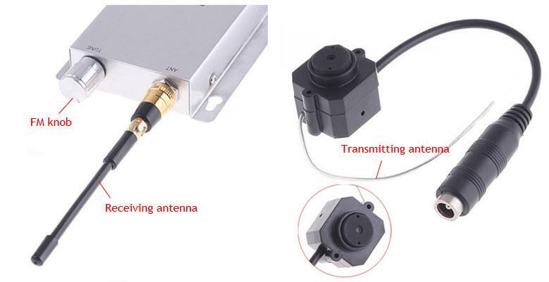 Wireless Hidden CCTV + Receiver