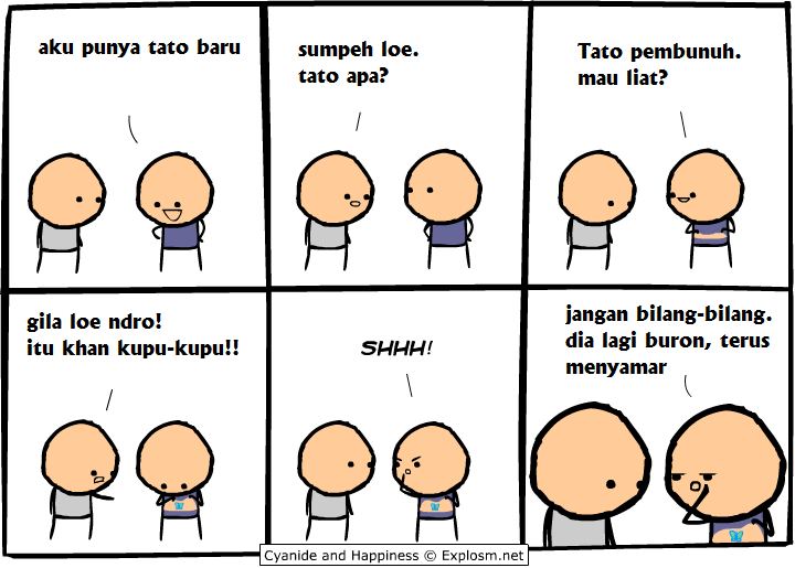 Komik &#91;tidak&#93; Lucu Cyanide versi Indonesia