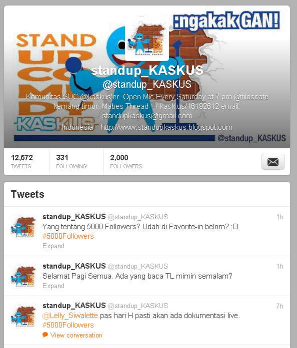 STANDUP COMEDY KASKUS #5000follower 100X push-up &#91;NO HOAX&#93;