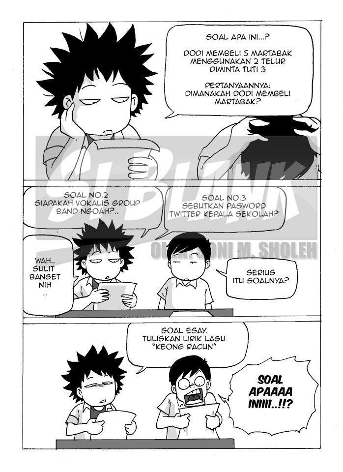 KOMIK STRIP SI BLANK 