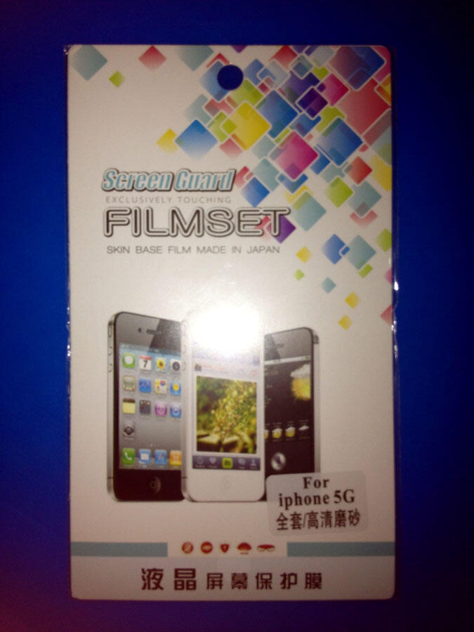 Screen Protector / Body Fender / Screen Guard / Anti Gores iPhone 3Gs dan iPhone 5