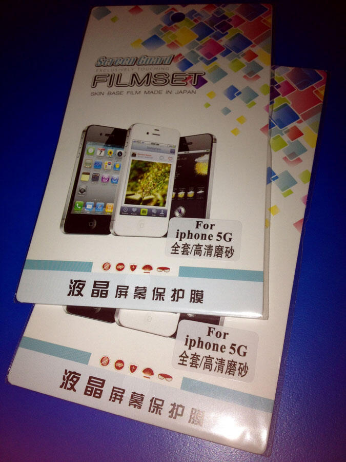 Screen Protector / Body Fender / Screen Guard / Anti Gores iPhone 3Gs dan iPhone 5